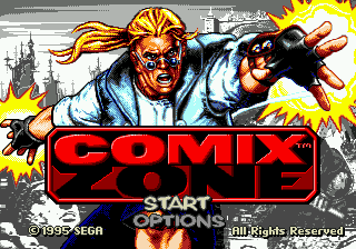 Заставка игры Comix Zone